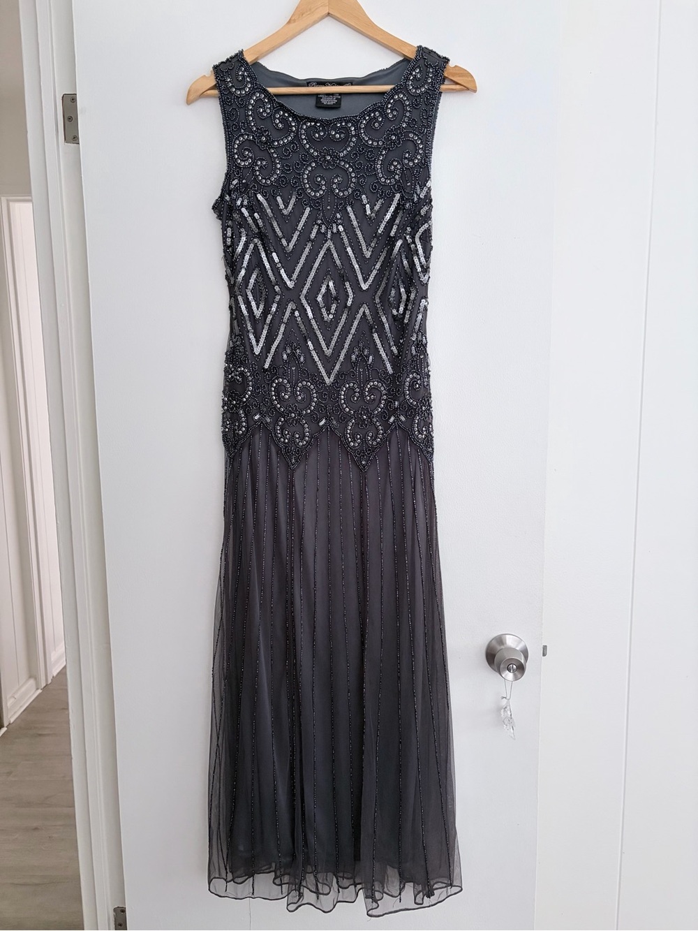 Pisarro Nights Beaded Gown Dress